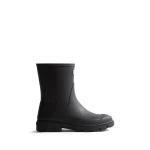 Unisex Downpour Short Wellington Boots Black