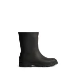 Unisex Downpour Insulated Short Wellington Boots Black