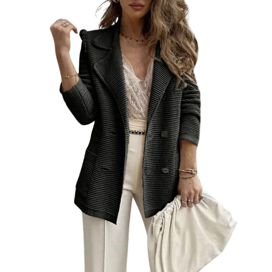 Blazer Dames Met Dubbele Snap Stijlvol