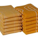 Keuken- & Theedoek keukentools – set van 12 – geel