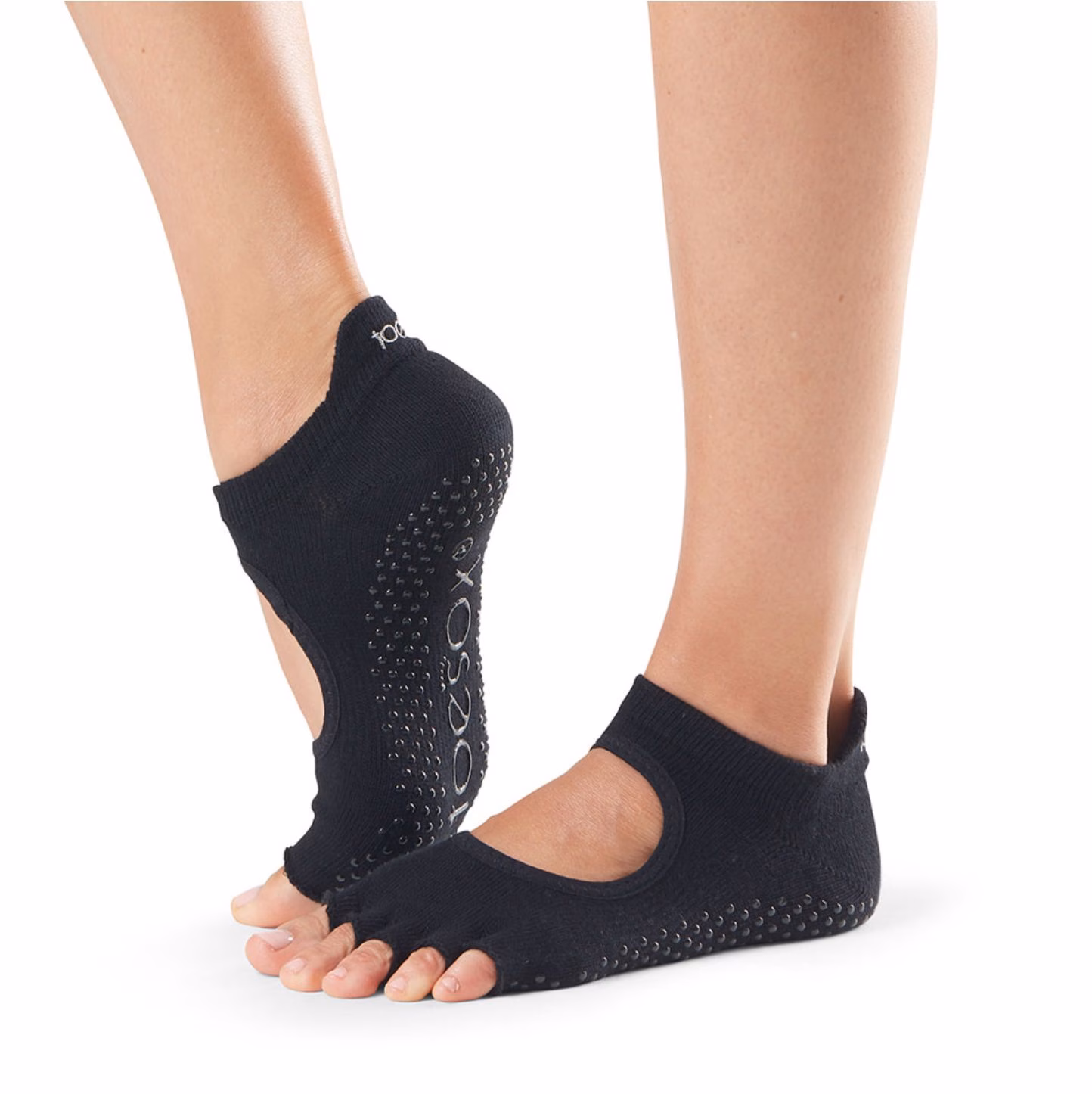 Ballerina Sokken zonder Tenen | Zwart | ToeSox