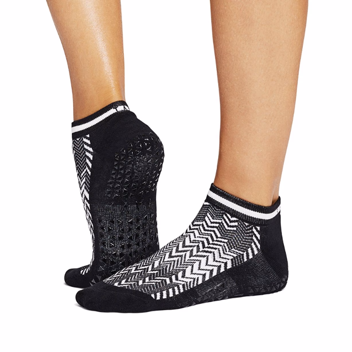 Cora Black Ice | Pilates Enkelsokken  | Tavi Noir