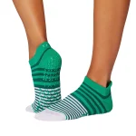 Spring Green Stripe | Groene Yogasokken | Tavi