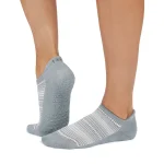 Tempest – Grijze Pilatessokken met grip – Tavi