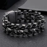 Skelet Biker's Armband