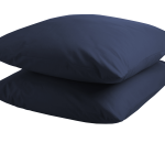 Kussensloop 2 stuks – 100% natuurlijk katoen – 2x 60×70 – navy