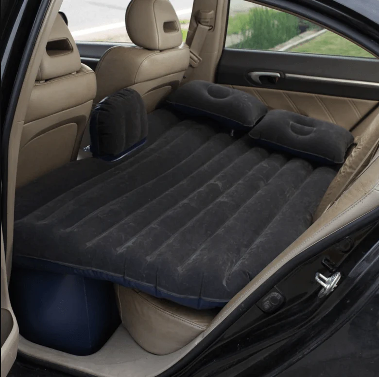 Opblaasbare auto achterbank matras