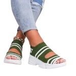 Damessandalen met sleehak