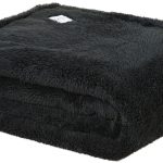 Teddy Fleece Deken – Ultrazacht – 130×170 – zwart