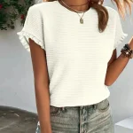 Dames T-shirt Casual Zomer Katoen