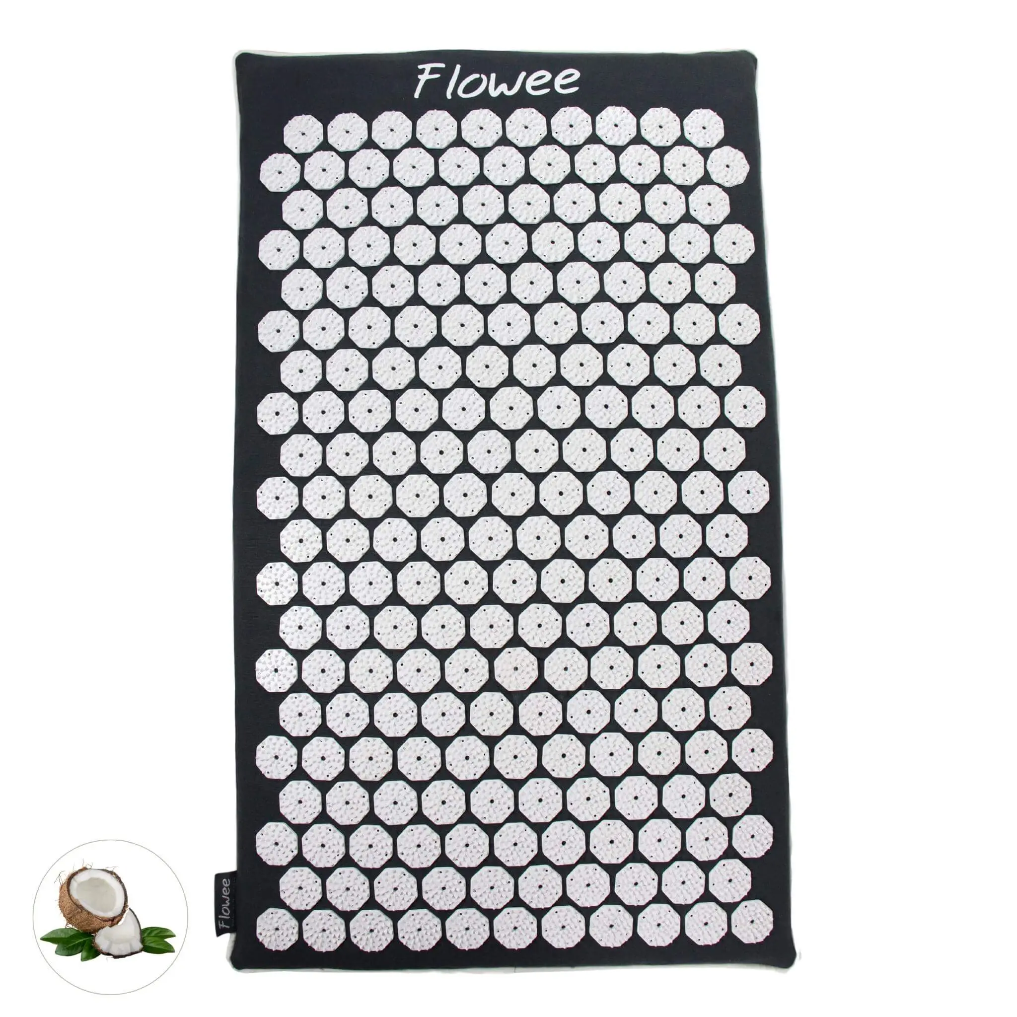 Flowee Spijkermatras Eco – Groot – Grijs & Wit