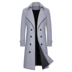 Slim Fit Winterjas Trenchcoat Voor Heren Business Style