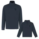 LUNIO halfzip Sweater | donkerblauw - VADER & ZOON
