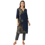 Vrouwen Midi-Jurk Bloemige Print Casual Stijl